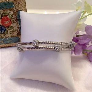 Crystal Double Rope Cuff